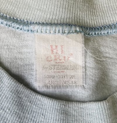 画像4: 70'S THE GREAT PACIFIC IRON WORKS シングルステッチ 半袖 ポケット付き Tシャツ サックスブルー USA製 (VINTAGE)