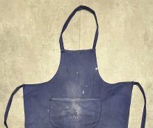 他の写真1: ユーロヴィンテージ コットンツイル ポケット付き エプロン フェードブルー (VINTAGE)