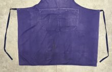 他の写真2: ユーロヴィンテージ コットンツイル ポケット付き エプロン ナス紺 (VINTAGE)