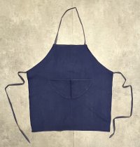 ユーロヴィンテージ コットン ポケット付き エプロン インディゴ (VINTAGE)