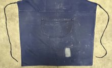 他の写真2: ユーロヴィンテージ コットンツイル ポケット付き エプロン ブルー (VINTAGE)