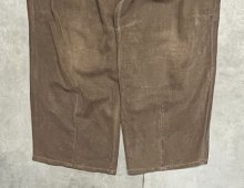他の写真2: 90'S GRAMICCI 旧ロゴ ヘンプ/コットン ベルト付き クロップドパンツ ブラウン USA製 (VINTAGE)