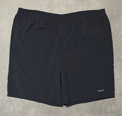 画像1: PATAGONIA "BAGGIES SHORTS" ナイロン バギーズショーツ チャコール (USED)