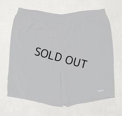 画像1: PATAGONIA "BAGGIES SHORTS" ナイロン バギーズショーツ チャコール (USED)