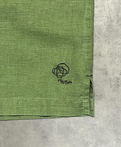 画像3: 05'S PATAGONIA "RHYTHM" ヘンプ/ポリ 刺繍入り 半袖 オープンカラーシャツ (VINTAGE)