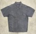 画像1: 90'S PATAGONIA ヘンプ 半袖 シャツ チャコール (VINTAGE) (1)