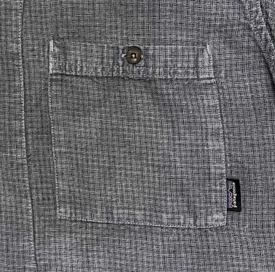 画像3: 90'S PATAGONIA ヘンプ 半袖 シャツ チャコール (VINTAGE)