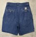 画像5: 90'S RALPH LAUREN "ボックスロゴ" ツープリーツ デニムショーツ インディゴ USA製 (VINTAGE) (5)