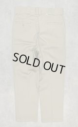 80'S DICKIES 874 チビタグ ワークパンツ ベージュ W36L28 USA製 (VINTAGE)