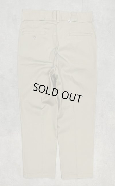 画像1: 80'S DICKIES 874 チビタグ ワークパンツ ベージュ W36L28 USA製 (VINTAGE)