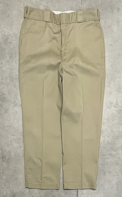 画像3: 80'S DICKIES 874 チビタグ ワークパンツ ベージュ W36L28 USA製 (VINTAGE)