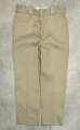 画像3: 80'S DICKIES 874 チビタグ ワークパンツ ベージュ W36L28 USA製 (VINTAGE) (3)