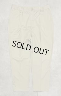 90'S DICKIES ツータック ワークパンツ ベージュ TALONジップ USA製 (VINTAGE)
