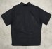 画像3: 90'S RALPH LAUREN "CALDWELL" シルク/コットン ロゴ無し 半袖 オープンカラーシャツ ブラック (VINTAGE) (3)