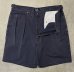 画像3: 90'S RALPH LAUREN "クレストロゴ" ツープリーツ チノショーツ ネイビー USA製 (VINTAGE) (3)