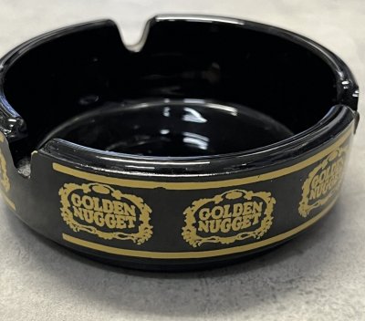 画像3: GOLDEN NUGGET HOTEL アッシュトレー 灰皿 ブラック (VINTAGE)