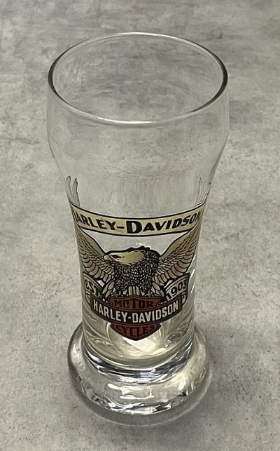 画像1: HARLEY DAVIDSON グラス コップ (VINTAGE)
