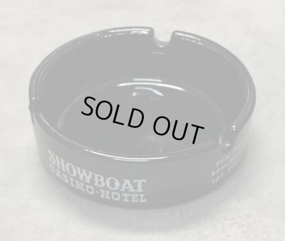 画像1: SHOWBOAT CASINO-HOTEL アッシュトレー 灰皿 ブラック (VINTAGE)