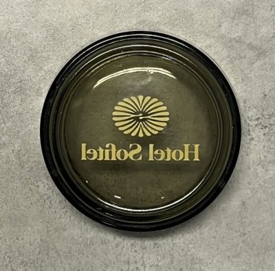 画像4: HOTEL SOFITEL アッシュトレー 灰皿 ブラッククリア (VINTAGE)