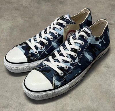 画像2: 90'S CONVERSE "ALL STAR LO" キャンバス スニーカー ブルーカモ USA製 箱付き (DEADSTOCK)