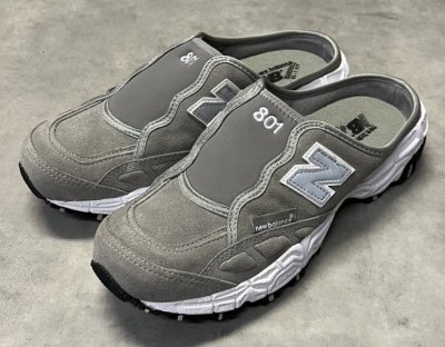 画像2: NEW BALANCE 801 "ALL TERRAIN" スウェード スリッポン グレー 箱付き (DEADSTOCK)