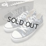 90'S CONVERSE "ALL STAR LO" キャンバス スニーカー ブルーカモ USA製 箱付き (DEADSTOCK)