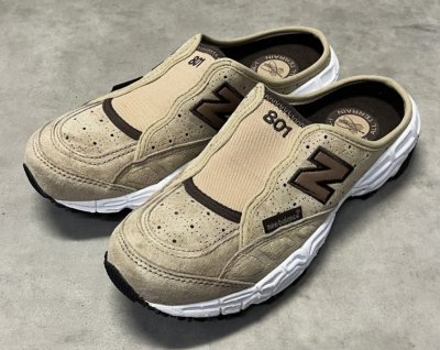 画像2: NEW BALANCE 801 "ALL TERRAIN" スウェード スリッポン ベージュ 箱付き (DEADSTOCK)