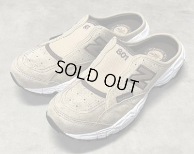画像2: NEW BALANCE 801 "ALL TERRAIN" スウェード スリッポン ベージュ 箱付き (DEADSTOCK)