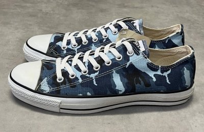 画像3: 90'S CONVERSE "ALL STAR LO" キャンバス スニーカー ブルーカモ USA製 箱付き (DEADSTOCK)