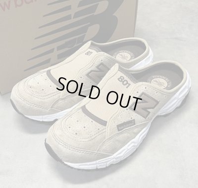 画像1: NEW BALANCE 801 "ALL TERRAIN" スウェード スリッポン ベージュ 箱付き (DEADSTOCK)