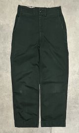 60'S BOY SCOUTS OF AMERICA コットン100% ボーイスカウトパンツ ダークグリーン TALONアルミジップ (VINTAGE)