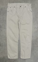 60'S Lee "WESTERNER 100-Z" コットンサテンパンツ オフホワイト GRIPPER ZIPPERジップ USA製 (VINTAGE)