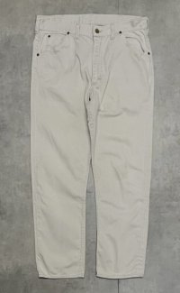 60'S Lee "WESTERNER 100-Z" コットンサテンパンツ オフホワイト GRIPPER ZIPPERジップ USA製 (VINTAGE)