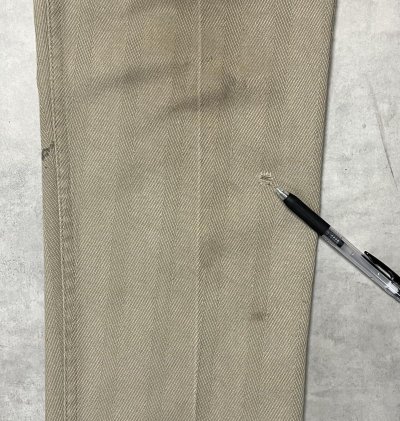 画像8: 70'S LEVIS "STA-PREST" BIG E ボタン裏9 スタプレストパンツ ベージュ SCOVILLジップ USA製 (VINTAGE)