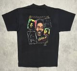 90'S BOB MARLEY 両面プリント シングルステッチ 半袖 Tシャツ ブラック USA製 (VINTAGE)