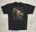 画像1: 90'S BOB MARLEY 両面プリント シングルステッチ 半袖 Tシャツ ブラック USA製 (VINTAGE) (1)