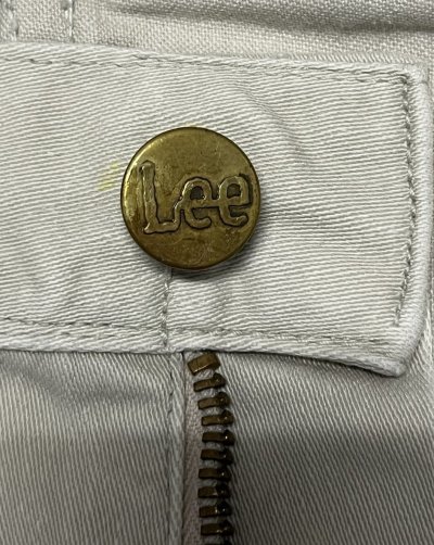 画像3: 60'S Lee "WESTERNER 100-Z" コットンサテンパンツ オフホワイト GRIPPER ZIPPERジップ USA製 (VINTAGE)