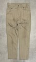 画像1: 70'S LEVIS "STA-PREST" BIG E ボタン裏9 スタプレストパンツ ベージュ SCOVILLジップ USA製 (VINTAGE) (1)