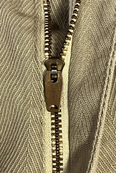 画像4: 70'S LEVIS "STA-PREST" BIG E ボタン裏9 スタプレストパンツ ベージュ SCOVILLジップ USA製 (VINTAGE)