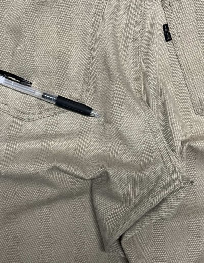画像7: 70'S LEVIS "STA-PREST" BIG E ボタン裏9 スタプレストパンツ ベージュ SCOVILLジップ USA製 (VINTAGE)