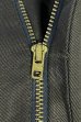 画像3: 70'S UNITOG レーヨン/ポリ ワークパンツ ブラウン 42TALONジップ USA製 (VINTAGE) (3)