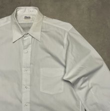 他の写真2: 60'S PILGRIM "FORMEASE COLLAR" マチ付き 長袖 ポプリンシャツ ホワイト USA製 (DEADSTOCK)