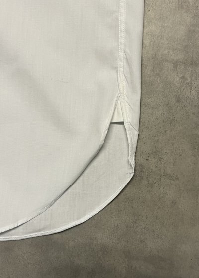 画像3: 60'S PILGRIM "FORMEASE COLLAR" マチ付き 長袖 ポプリンシャツ ホワイト USA製 (DEADSTOCK)