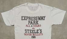 他の写真1: 80'S EXPRESSWAY PARK ALL STARS VS STEELE'S SILVER BULLETS シングルステッチ 半袖 Tシャツ ホワイト USA製 (VINTAGE)