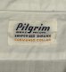 画像2: 60'S PILGRIM "FORMEASE COLLAR" マチ付き 長袖 ポプリンシャツ ホワイト USA製 (DEADSTOCK) (2)