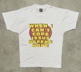 90'S WHEN I CAN'T COPE JESUS OFFERS HOPE シングルステッチ 半袖 Tシャツ ホワイト USA製 (VINTAGE)