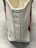 画像4: 80'S LL Bean 単色タグ レザーハンドル キャンバス トートバッグ レッド/オフホワイト USA製 (VINTAGE) (4)