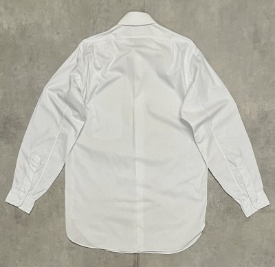 画像5: 60'S PILGRIM "FORMEASE COLLAR" マチ付き 長袖 ポプリンシャツ ホワイト USA製 (DEADSTOCK)