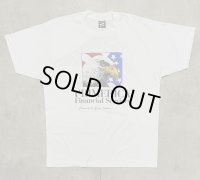 90'S PREMERICA FINANCIAL SERVICE シングルステッチ 両面プリント 半袖 Tシャツ ホワイト USA製 (VINTAGE)
