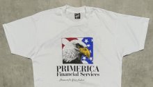 他の写真1: 90'S PREMERICA FINANCIAL SERVICE シングルステッチ 両面プリント 半袖 Tシャツ ホワイト USA製 (VINTAGE)